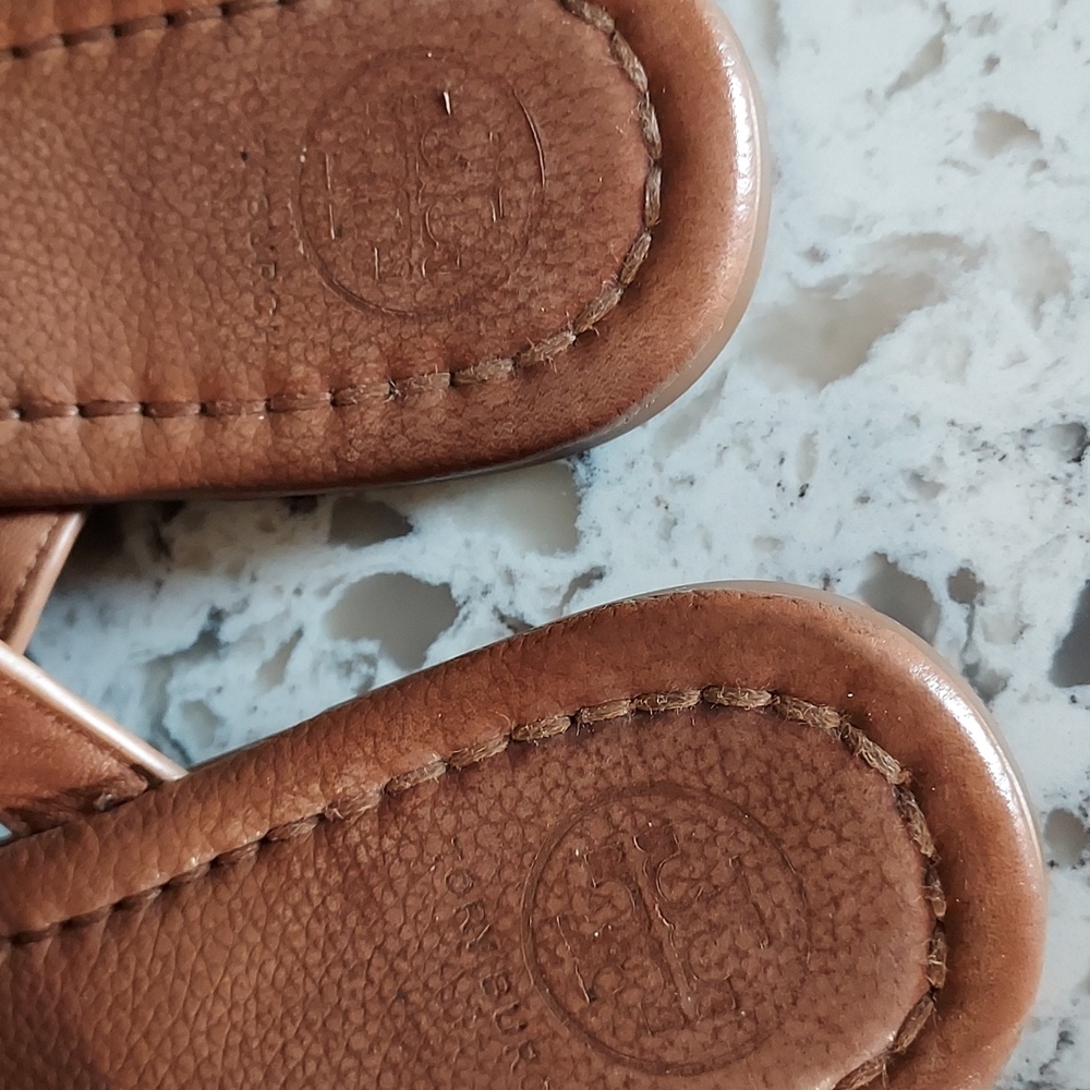 Tory Burch Tan Sandals, GUC SZ 7.5 - Picture 6 of 13